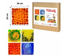 AM Tullo TULLO 701 Sensorinis kelias - sensorinės plokštelės su tekstūruotu skysčiu 4 vnt.