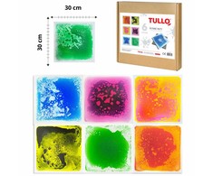 AM Tullo TULLO 702 Sensorinis kelias - sensorinės plokštelės su skysčiu 6 vnt.