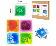 AM Tullo TULLO 703 Sensory Path - Sensorinės skysčių plokštelės 30 cm 4 vnt.