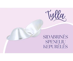 TYLLA sidabrinės spenelių kepurėlės (antspeniai/gaubteliai)