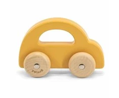 Viga Toys VIGA 44222 PolarB Medinis žaislinis automobilis geltonas