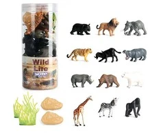 WOOPIE laukinių plėšrūnų figurėlės