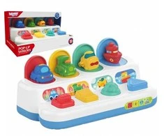 Edukacinis interaktyvus žaislas Iššokantys transporto žaisliukai WOOPIE BABY