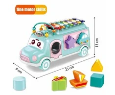 Woopie Baby WOOPIE 49485 Žaislinis sunkvežimis Muzikinis rūšiavimo įrenginys su cimbolais