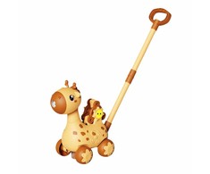 WOOPIE 50629 žirafos stūmiklis 2in1 burbulas