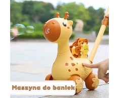 WOOPIE 50629 žirafos stūmiklis 2in1 burbulas