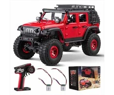 1:24 mastelio nuotoliniu būdu valdomas visureigis, visureigis 4WD su pilnu apšvietimu ir įkraunamomis baterijomis, RC sunkvežimis vaikams, hobiui skirtas lenktyninis automobilis