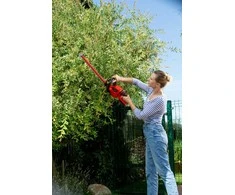 18V akumuliatorinės gyvatvorių žirklės 45 cm, su pasukama rankena, 2Ah baterija, gyvatvorių žirklės, sodo įrankis