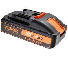20V elektrinio įrankio baterijos pakaitalas, 4000mAh ličio jonų baterija, belaidžio elektrinio įrankio baterija, 20V baterijų paketas, didelės talpos baterija