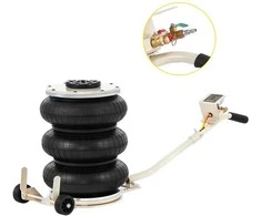 5T pneumatinis domkratas, trijų pagalvių, 16-40 cm, auto keltuvas, domkratas