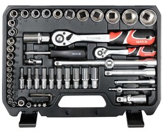 93 dalių įrankių rinkinys mechanikams, su galvutėmis ir veržliarakčiais, automobilių įrankių rinkinys, mechaniko įrankių rinkinys