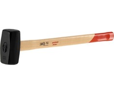 Akmens plaktukas 6.0kg, akmens apdirbimui, statyboms, plieno, medinis, kalvis