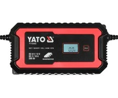 Akumuliatoriaus įkroviklis su LCD 6V/12V, apsauga nuo perkrovos, auto moto akumuliatoriams