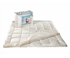 Antialerginė antklodė 160x200 cm, aksominis mikropluoštas, keturių sezonų, 0.60 kg + 0.90 kg, ekru, dviejų sluoksnių dizainas, universali antklodė miegui