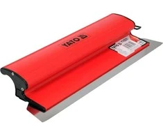 Apdailos peilis, PVC su keičiama metaline geležte gipsiniam tinkui, 400 mm glaistymo mentelė