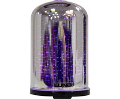 Drėkintuvas Aromato difuzorius 120ml, stiklinis, su aromaterapijos funkcija, LED lemputė, tylus ultragarsinis veikimas