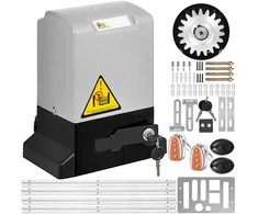 Automatinis stumdomų vartų atidarytuvas, 600 kg, su infraraudonųjų spindulių jutikliu, 2 nuotolinio valdymo pulteliai