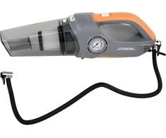 Automobilinis dulkių siurblys su kompresoriumi, 12V 80W, belaidis dizainas, HEPA filtras, LED lemputė