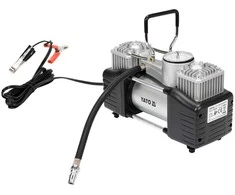 Automobilinis padangų pripūtėjas su LED, 10 bar, 12V, kompresorius, pompa