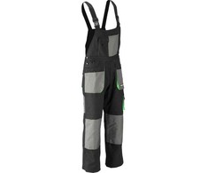 Darbo kombinezonas su 10 kišenių, dydis 2XL, medvilniniai darbo drabužiai, juodi, pilki ir žali, vyrams