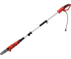 Grandininis pjūklas Elektrinis genėtuvas 25cm, su teleskopine rankena, skirtas medžių ir krūmų priežiūrai, elektrinis stulpinis pjūklas, teleskopinis genėtuvas