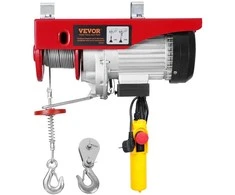 Elektrinis keltuvas, iki 400 kg, varinis variklis, gervė, kranas