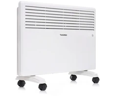Elektrinis konvekcinis šildytuvas, 1500W, baltas, nešiojamas, reguliuojamas termostatas, greitas šildymas