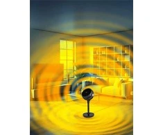 Elektrinis šildytuvas ventiliatorius su 3D osciliacija šildymui ir vėsinimui, tylus 38 dB, eko režimas, turbo vėsinimas, elektrinis termoventiliatorius, 3D osciliuojantis šildytuvas, tylus elektrinis šildytuvas, oro šildytuvas