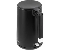 Elektrinis virdulys 1,5 l, vėsus liesti, 2200 W, belaidis virdulys, juodas elektrinis virdulys