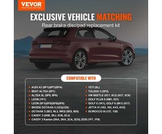 Galinių stabdžių komplektas Audi A3 (8P): stabdžių diskai, kaladėlės. Automobilio stabdžių rinkinys, stabdžių sistemos komplektas.