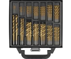 Grąžtas Metalinių grąžtų rinkinys 1-10mm, 99 vnt., HSS 4241, metalo grąžtai, metalo grąžtų rinkinys