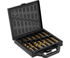 Grąžtas Metalinių grąžtų rinkinys 1-10mm, 99 vnt., HSS 4241, metalo grąžtai, metalo grąžtų rinkinys