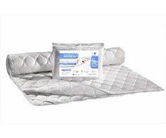 Hipoalerginis čiužinio paklotas, 200x220 cm, medicininis, baltas, su guma, alergiškiems, kvėpuojantis čiužinio apsauga