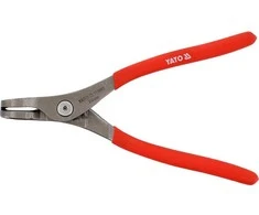 Išorinės lenktos fiksavimo žiedų replės 210 mm, fiksavimo žiedų replės, automobilių replės