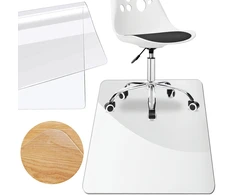 Kėdės kilimėlis kompiuteriui 120x90 cm, 0.7 mm, permatomas grindų apsauga, biuro kėdės padas, rašomojo stalo kilimėlis