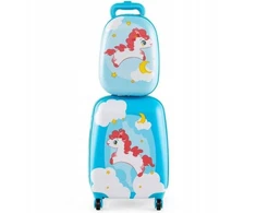 Kuprinės ir lagamino rinkinys vaikams Costway, 25l