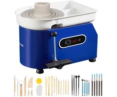 Keramikos ratas, Skulptūros įrankiai, 450W variklis, 8kg talpa