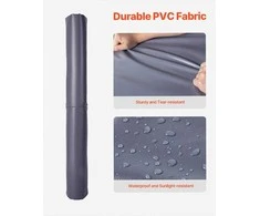 Krepšinio stulpo apsauga saugumui, tvirta apvyniojama konstrukcija, vandeniui atspari PVC apsauga, tinka apvaliems ir kvadratiniams stulpams, 180 cm aukščio apsauginis paminkštinimas