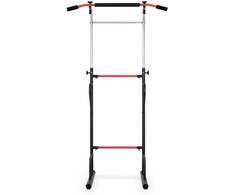Laisvai pastatomas prisitraukimų strypas treniruotėms namuose, reguliuojamo aukščio, plieno rėmas, treniruočių strypas, fitneso įranga