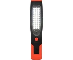 LED darbo žibintas, 30+7 LED, įkraunamas, su magnetais ir kabliukais, 140 lm, inspekcinė lempa