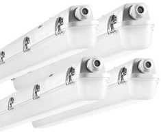 LED hermetiškas šviestuvas 127 cm, 4 vnt., reguliuojamas ryškumas