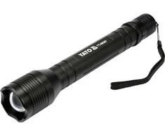 LED žibintuvėlis, 10 W galios, su priartinimu, 254x46 mm, aukštos sandarumo klasės IPX4, vandeniui atsparus žibintuvėlis