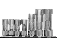 Lizdinių galvučių rinkinys 3/8" ir 1/2", 7 vnt., kuro, lambda davikliams
