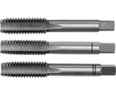 M16 sriegimo čiaupų rinkinys, 3 vnt., skirtas metalo sriegimui