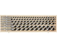 Medienos grąžtai, L-460 mm, 10-20 mm, 6 vnt. rinkinys, medienos grąžtų rinkinys