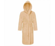 Medvilninis kilpinis chalatas su gobtuvu, unisex viešbučio stiliaus chalatas, 450 g/m² sugeriantis namų rūbas, medvilninis chalatas iki kelių su kišenėmis, minkštas vonios chalatas