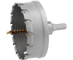Metalinė skylės pjūklas 90 mm, TCT pjoviklis plienui, nerūdijančiam plienui ir plastikams