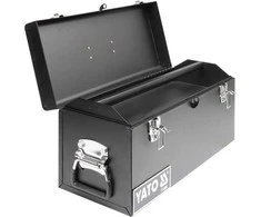 Metalinis įrankių dėklas 510x220x240 mm, su nuimama lentyna, plieno įrankių dėklas, metalinis įrankių dėklas