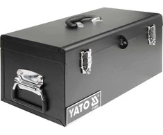 Metalinis įrankių dėklas 510x220x240 mm, su nuimama lentyna, plieno įrankių dėklas, metalinis įrankių dėklas