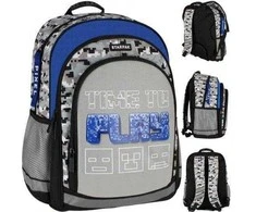 Mokyklinė kuprinė Starpak Pixel Pilkas 527188